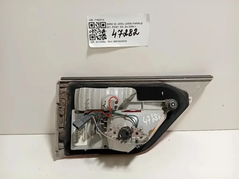Fanale INT POST DX 7162214 Bmw X3 E83 2004