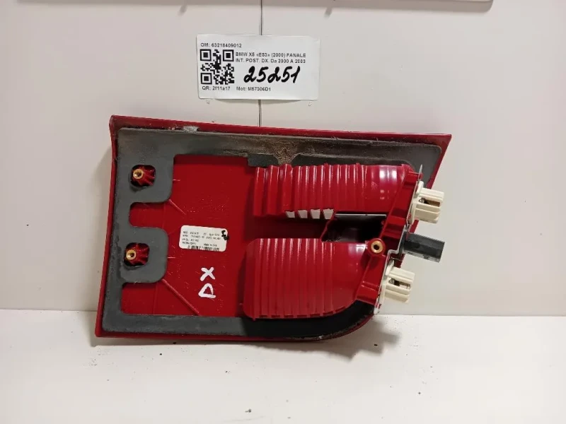Fanale INT POST DX 63218409012 Bmw X5 E53 2000