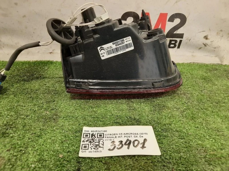 Fanale INT POST DX 9845247380 Citroen C5 Aircross 2018