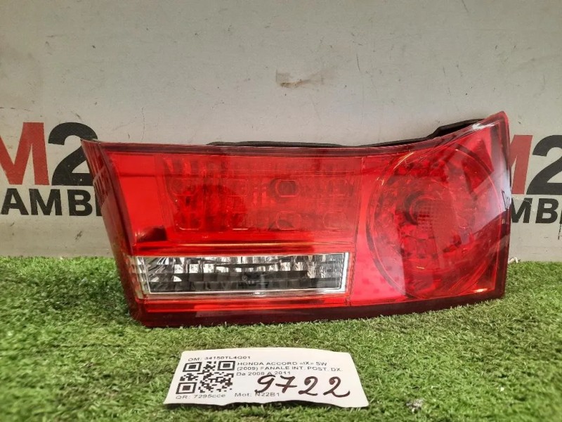 Fanale INT POST DX 34150TL4G01 Honda Accord IX SW 2009