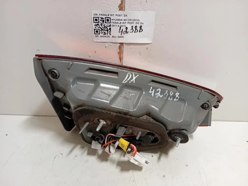 Fanale INT POST DX FANALE INT POST DX Hyundai I40 CW 2012