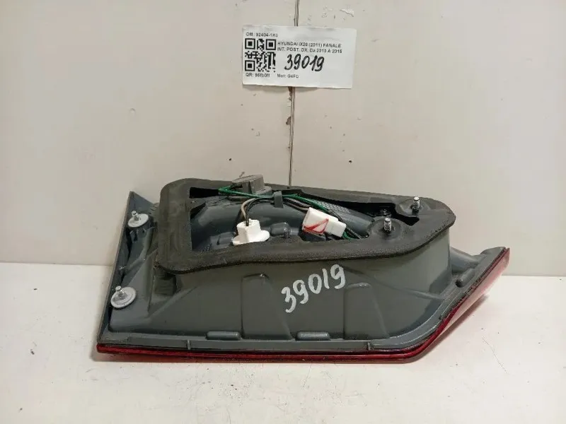 Fanale INT POST DX 92404-1K0 Hyundai IX20 2011