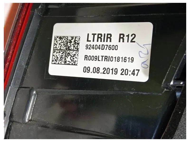 Fanale INT POST DX 92404D7600 Hyundai Tucson II 2018