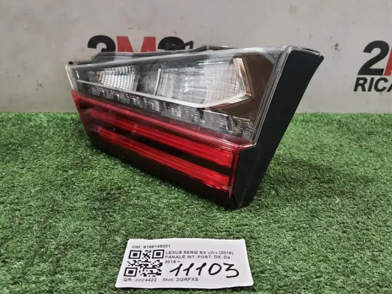 Fanale INT POST DX 8158148201 Lexus Serie RX IV 2016