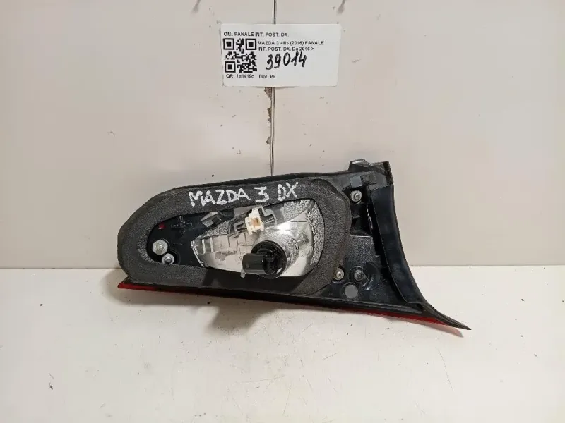 Fanale INT POST DX B45C-513F0 Mazda 3 III 2016