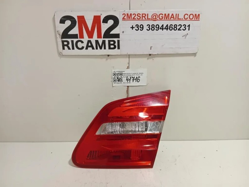 Fanale INT POST DX A2469066400 Mercedes Classe B W246 2012