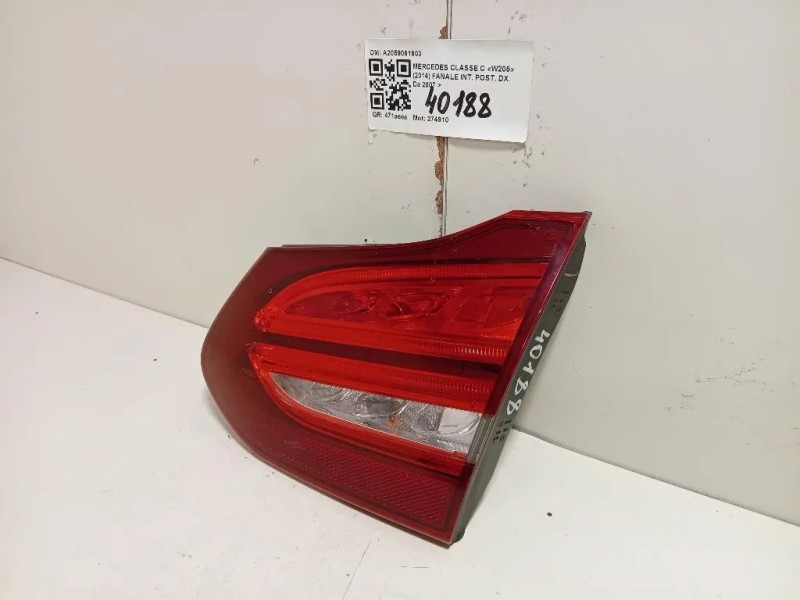 Fanale INT POST DX A2059061603 Mercedes Classe C W205 2014