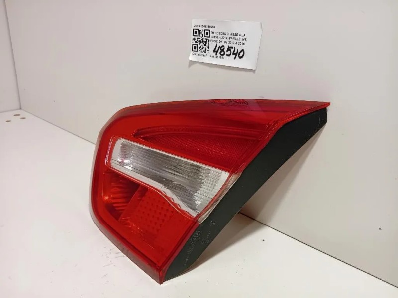 Fanale INT POST DX A1569060458 Mercedes Classe GLA X156 2014