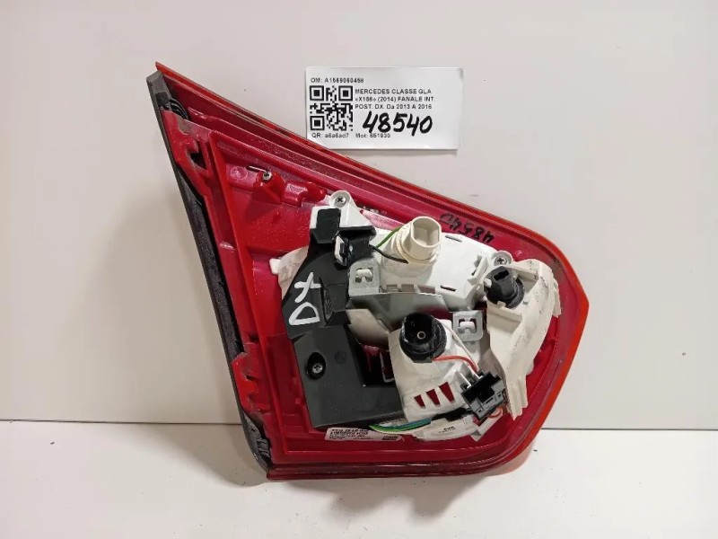 Fanale INT POST DX A1569060458 Mercedes Classe GLA X156 2014