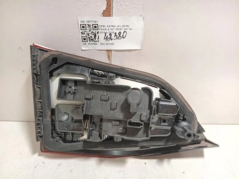 Fanale INT POST DX 39077381 Opel Astra K 2016