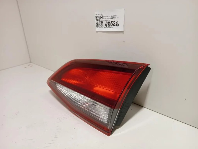 Fanale INT POST DX 39077381 Opel Astra K 2016
