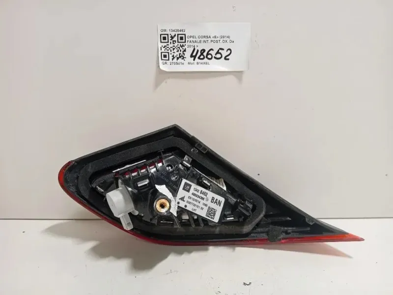 Fanale INT POST DX 13428462 Opel Corsa E 2014