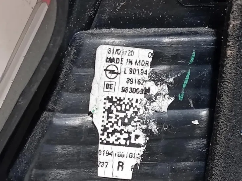 Fanale INT POST DX 9830096180 DX DESTRO Opel Corsa F 2019