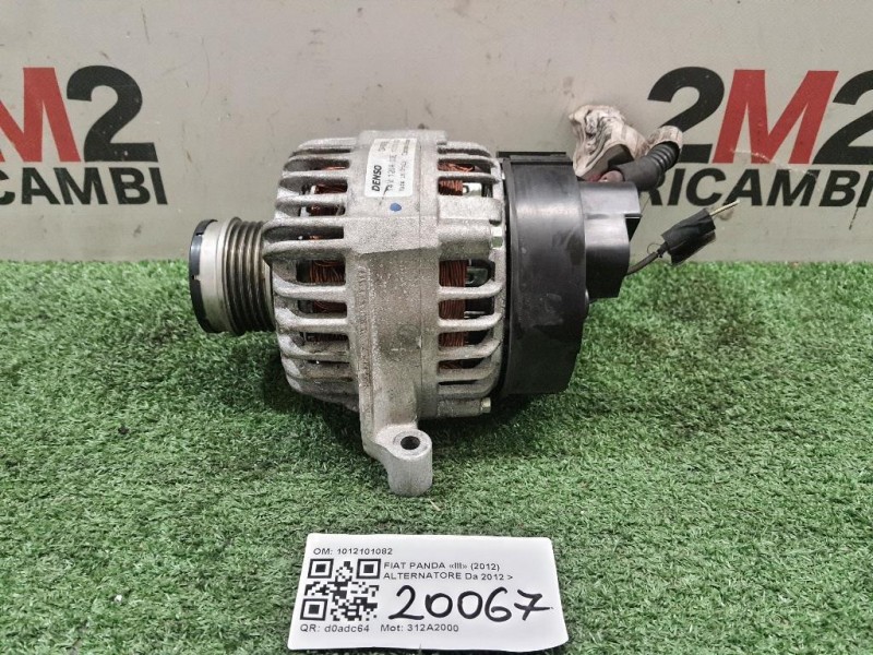 Alternatore 1012101082 Fiat Panda III 2012