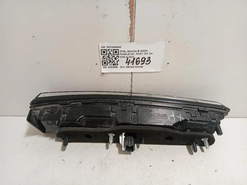 Fanale INT POST DX 9833944580 Opel Mokka B 2020