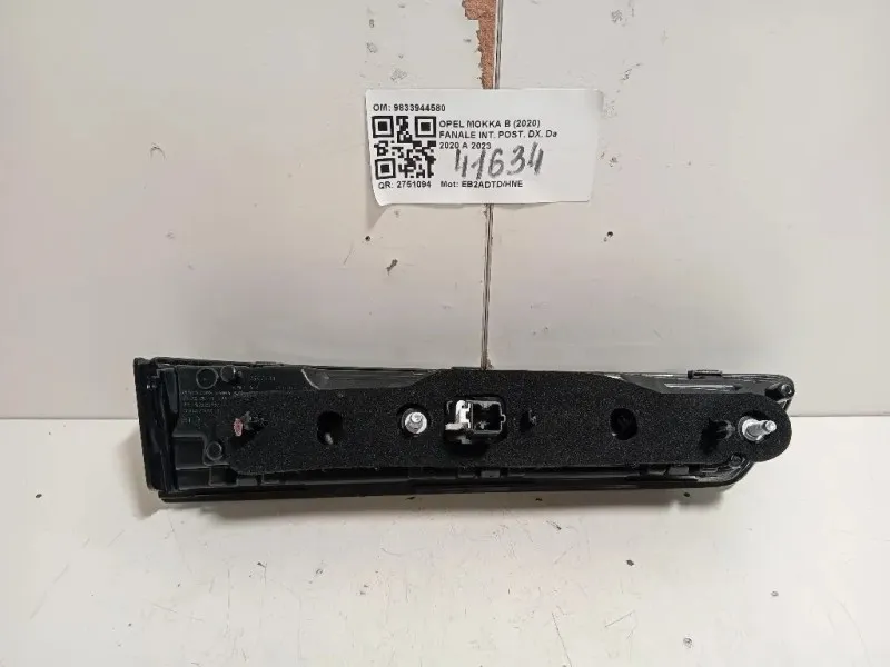 Fanale INT POST DX 9833944580 Opel Mokka B 2020