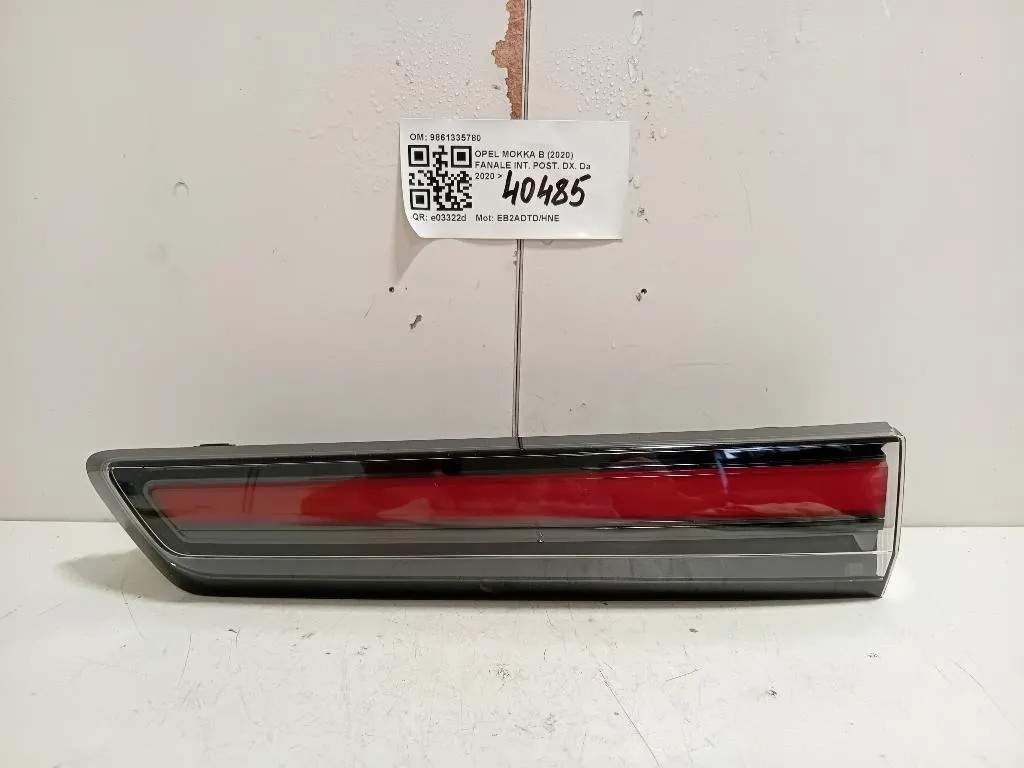 Fanale INT POST DX 9861335780 Opel Mokka B 2020