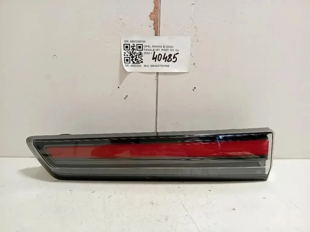 Fanale INT POST DX 9861335780 Opel Mokka B 2020