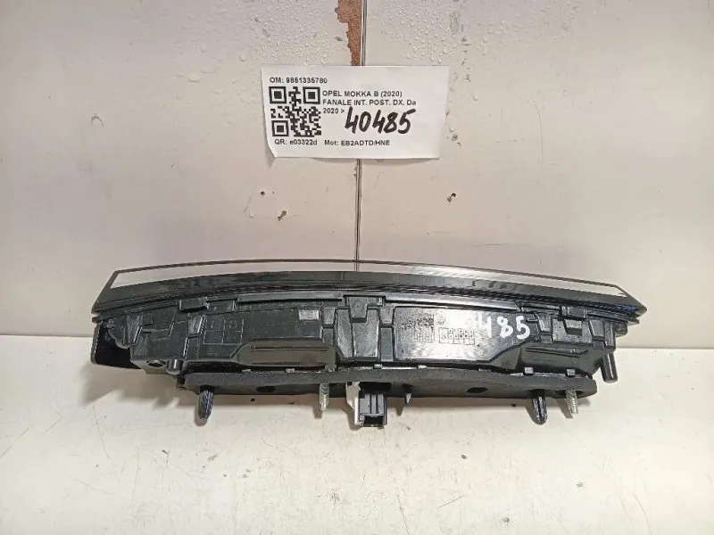 Fanale INT POST DX 9861335780 Opel Mokka B 2020