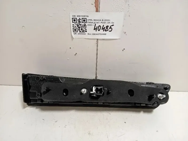 Fanale INT POST DX 9861335780 Opel Mokka B 2020