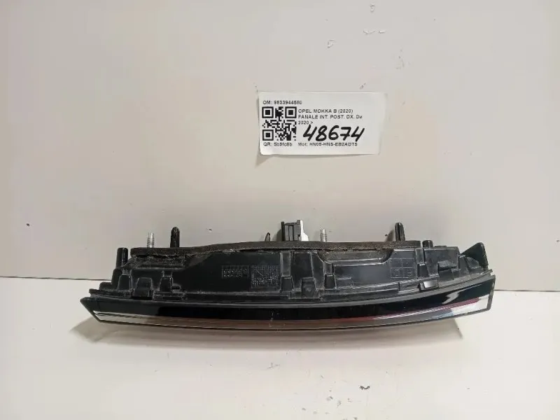 Fanale INT POST DX 9833944580 Opel Mokka B 2020