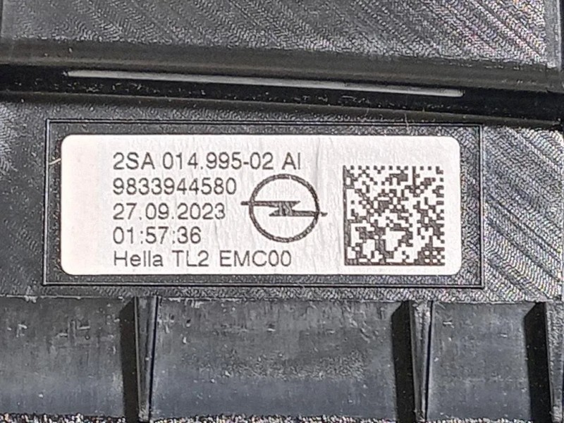 Fanale INT POST DX 9833944580 Opel Mokka B 2020