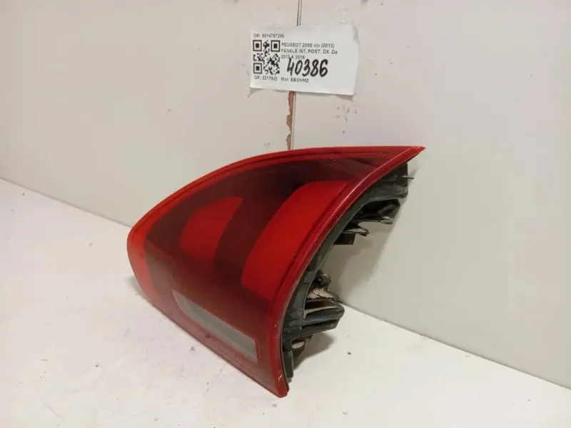 Fanale INT POST DX 9814757280 Peugeot 2008 I 2013