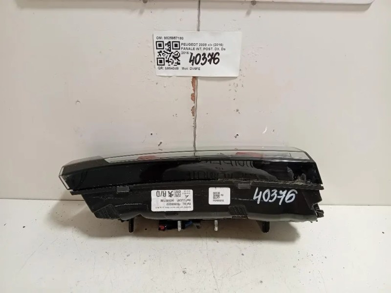 Fanale INT POST DX 9825957180 Peugeot 2008 II 2020