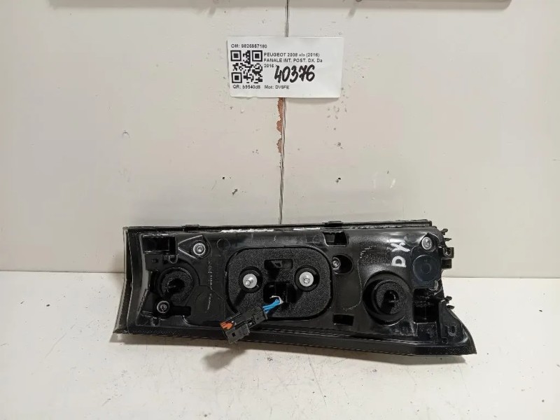 Fanale INT POST DX 9825957180 Peugeot 2008 II 2020