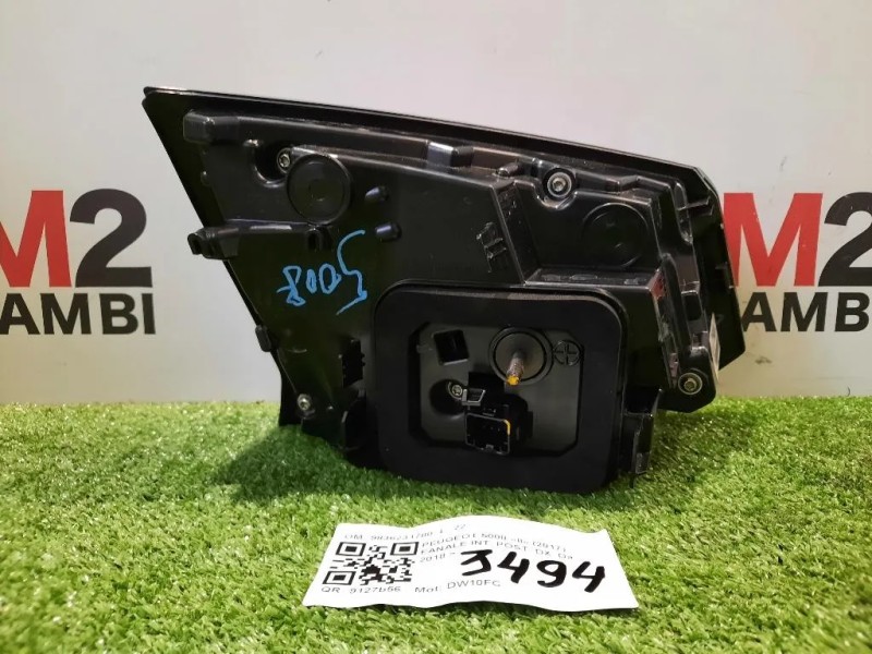 Fanale INT POST DX 9836231780 Peugeot 5008 II 2017