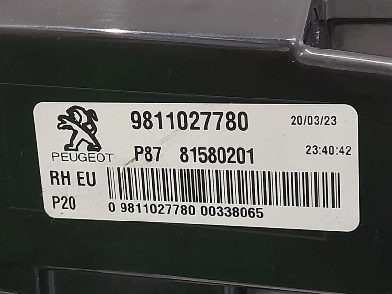 Fanale INT POST DX 9811027780 Peugeot 5008 II 2017