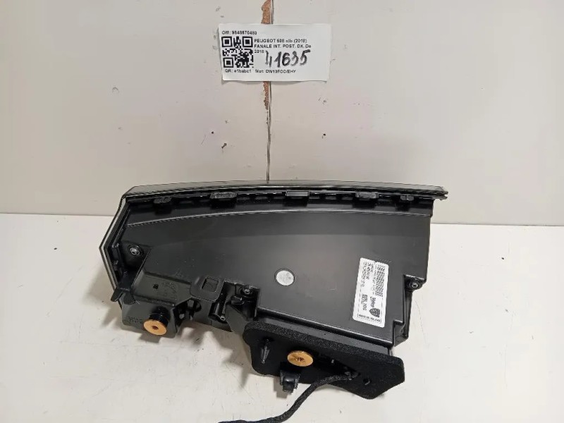 Fanale INT POST DX 9848670480 Peugeot 508 II 2018