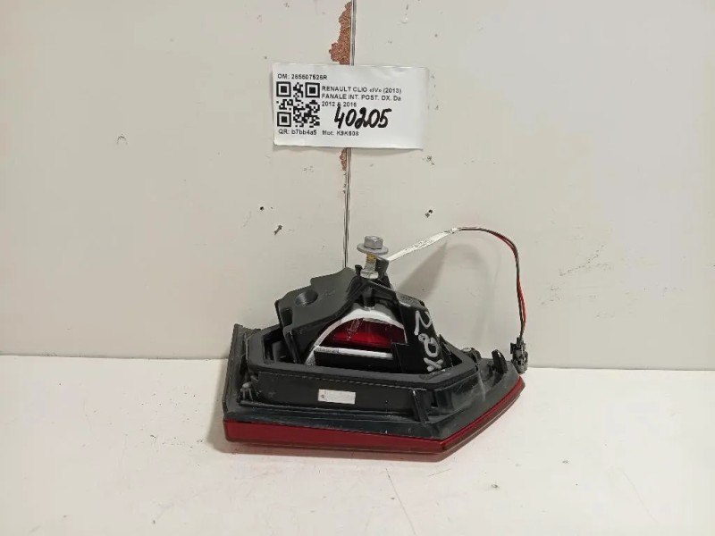 Fanale INT POST DX 265507526R Renault CLIO IV 2013