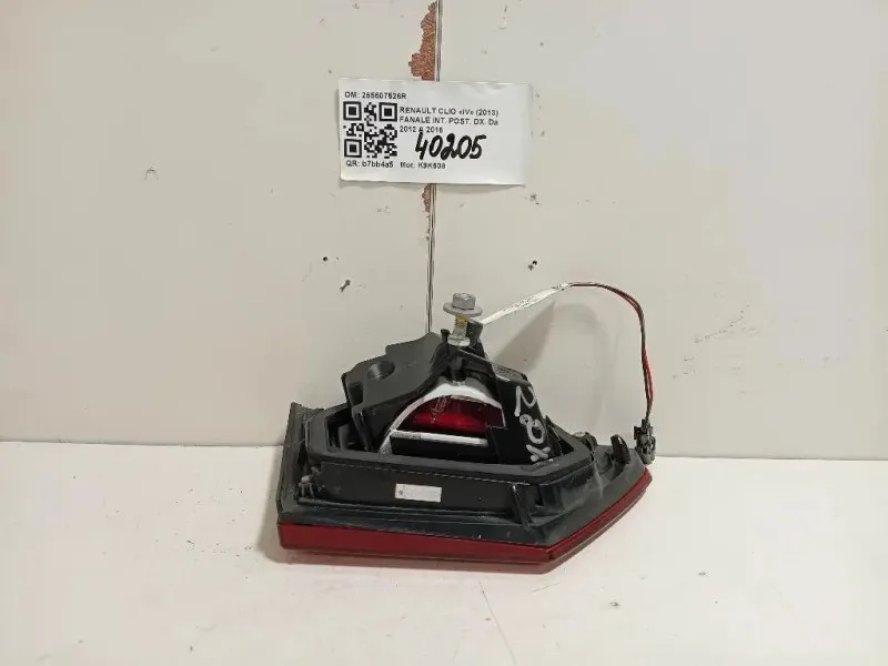 Fanale INT POST DX 265507526R Renault CLIO IV 2013
