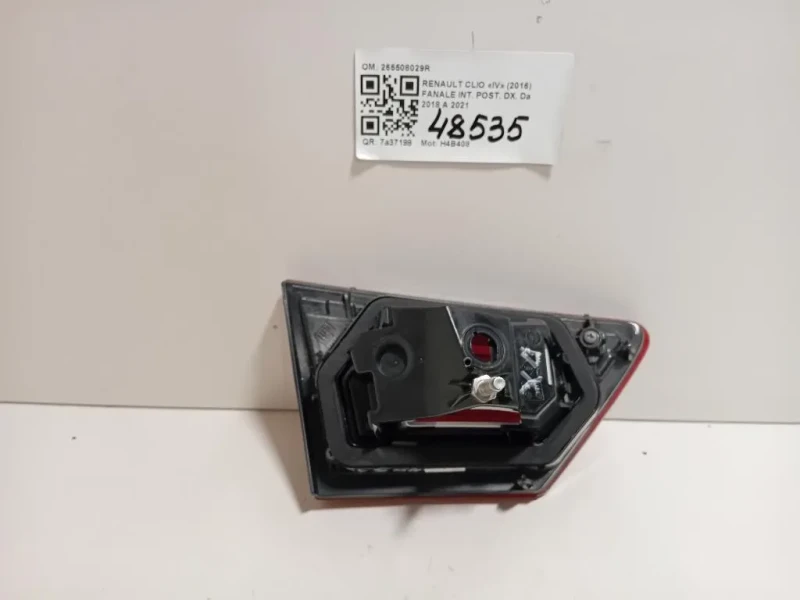 Fanale INT POST DX 265508029R Renault CLIO IV 2016