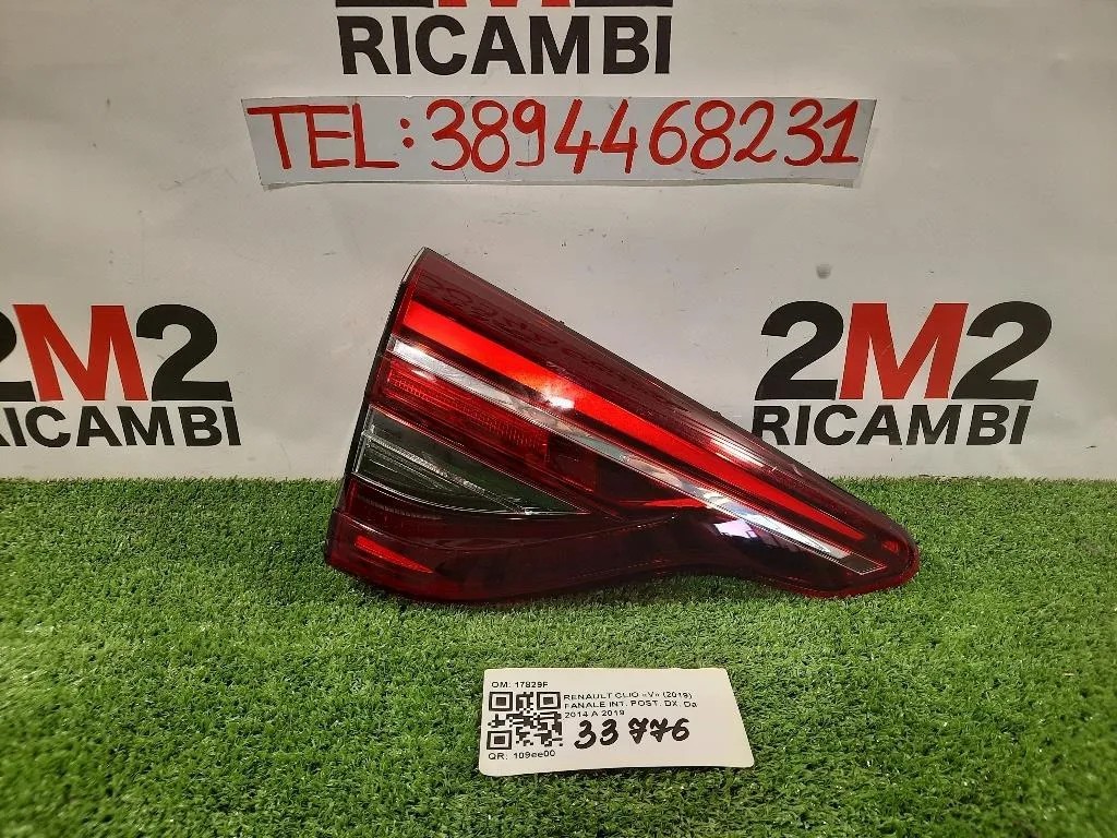 Fanale INT POST DX 17829F Renault CLIO V 2019