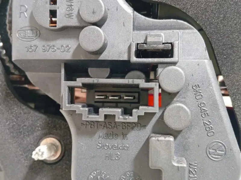 Fanale INT POST DX 5K0 945 094 T Volkswagen GOLF VI 2009