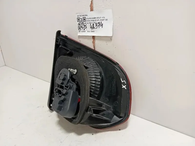 Fanale INT POST DX 5K0 945 094L Volkswagen GOLF VI 2009