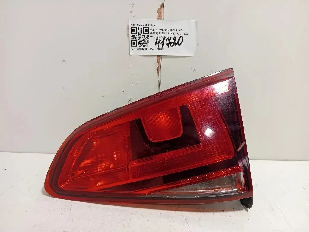Fanale INT POST DX 5G0 945 094 Q Volkswagen GOLF VII 2013
