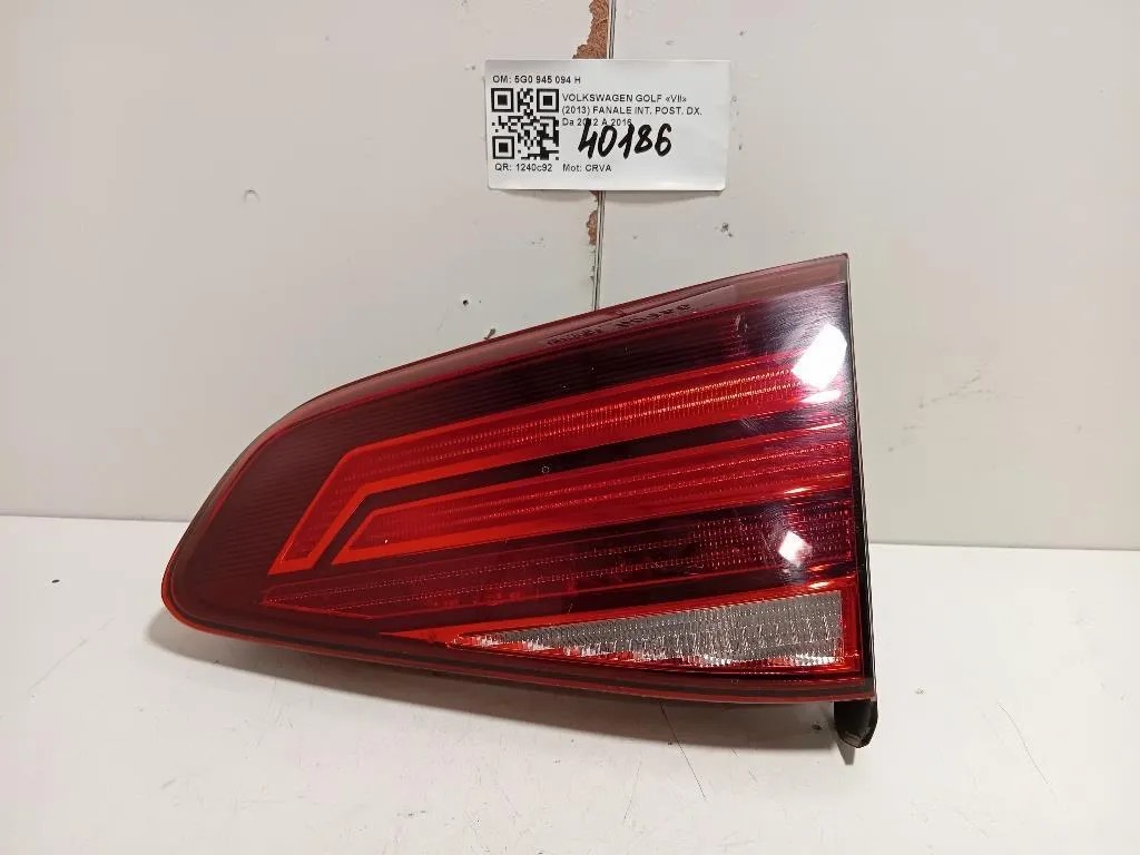 Fanale INT POST DX 5G0 945 094 H Volkswagen GOLF VII 2013