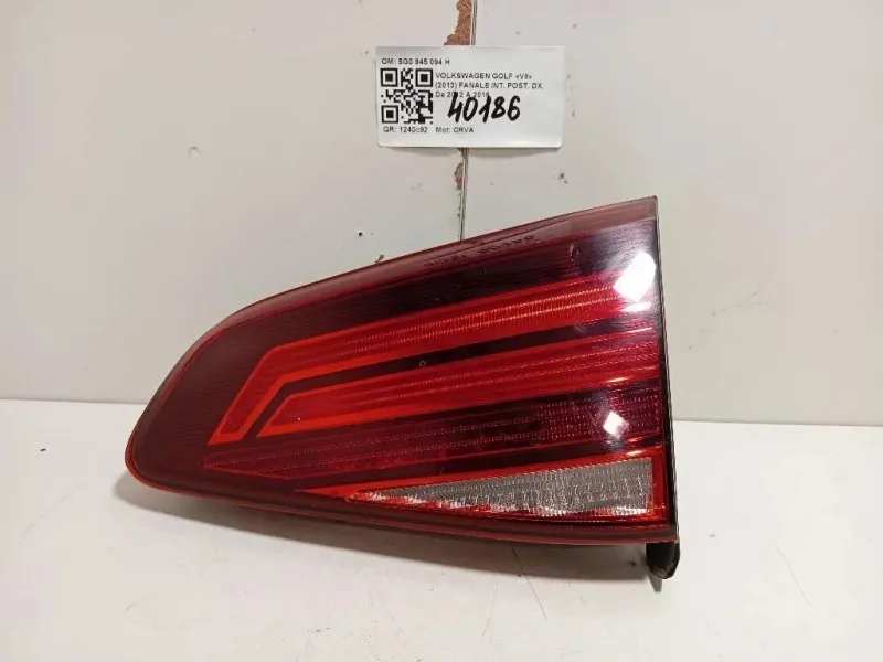 Fanale INT POST DX 5G0 945 094 H Volkswagen GOLF VII 2013
