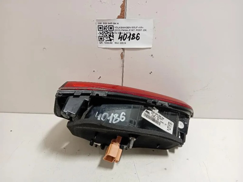 Fanale INT POST DX 5G0 945 094 H Volkswagen GOLF VII 2013