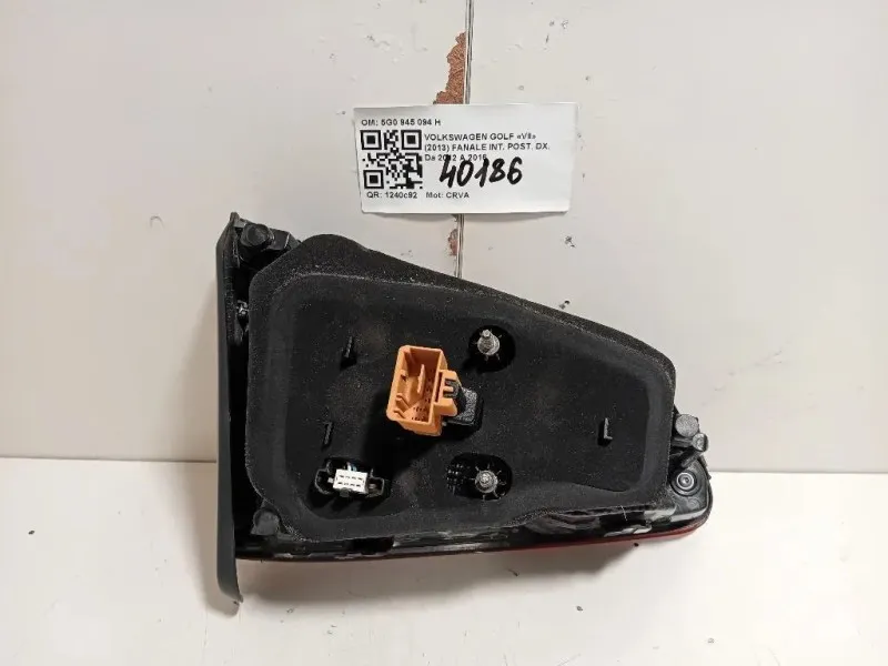Fanale INT POST DX 5G0 945 094 H Volkswagen GOLF VII 2013