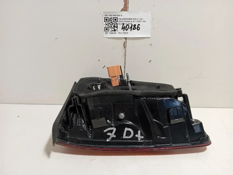 Fanale INT POST DX 5G0 945 094 H Volkswagen GOLF VII 2013