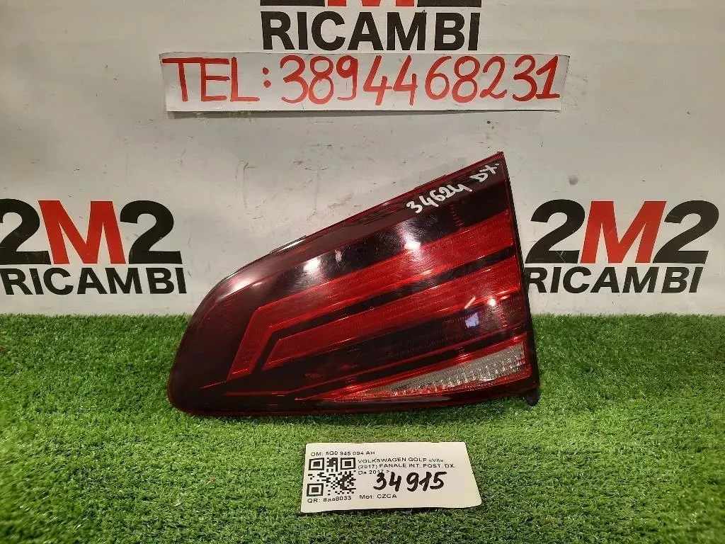 Fanale INT POST DX 5G0 945 094 AH Volkswagen GOLF VII 2017