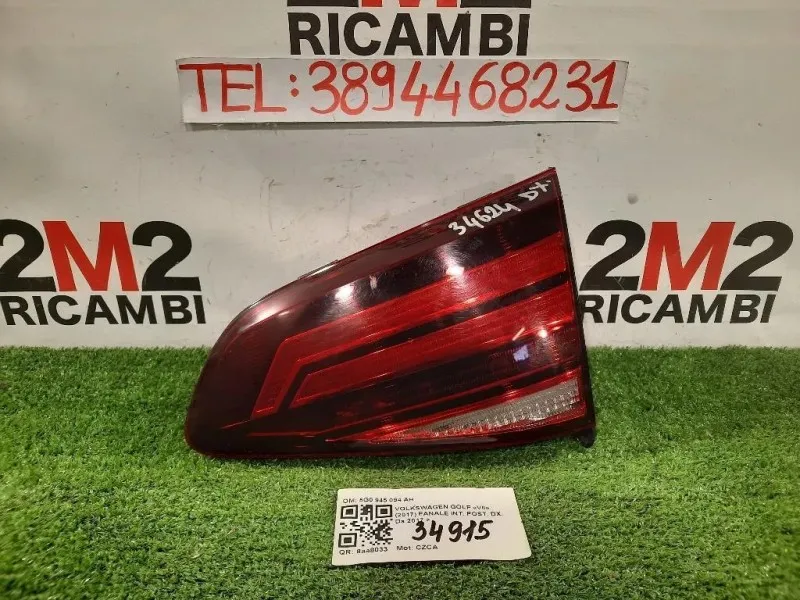 Fanale INT POST DX 5G0 945 094 AH Volkswagen GOLF VII 2017