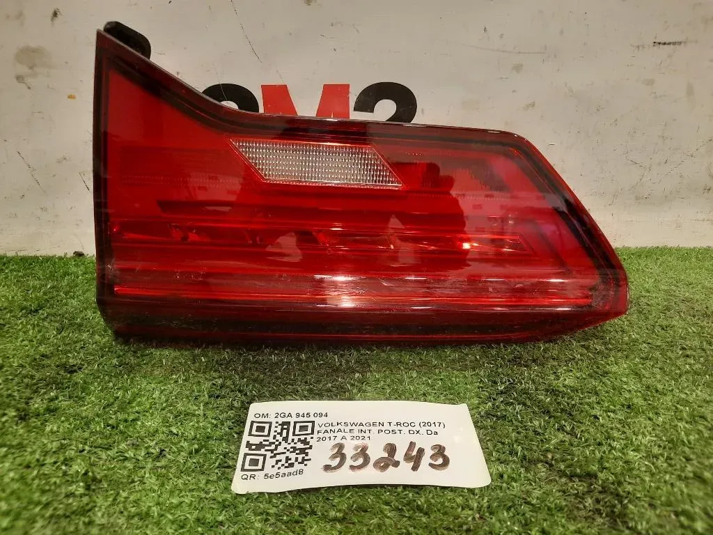Fanale INT POST DX 2GA 945 094 Volkswagen T-roc 2017