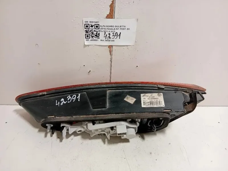 Fanale INT POST SX 50513401 Alfa Romeo Giulietta 2010