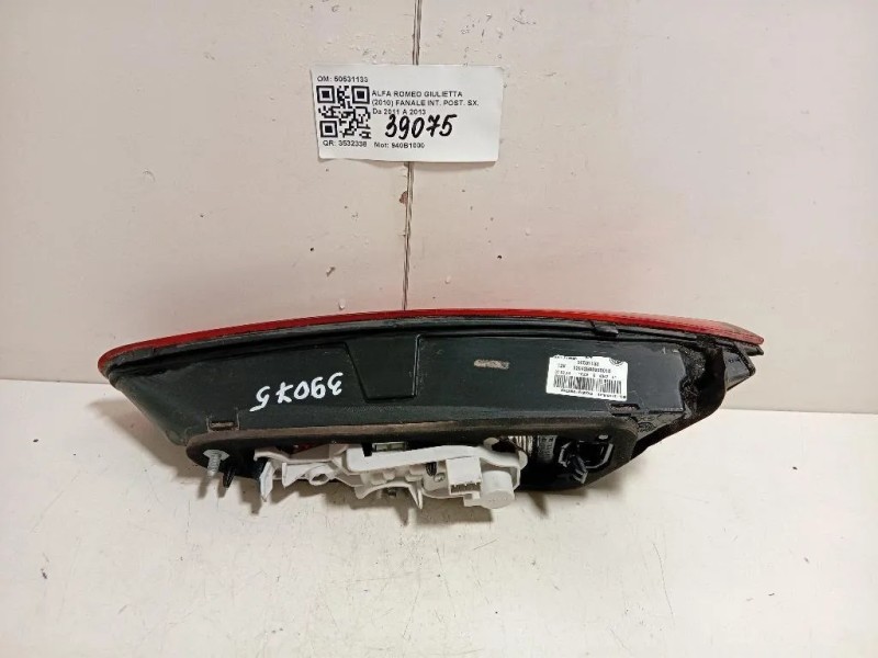 Fanale INT POST SX 50531133 Alfa Romeo Giulietta 2010