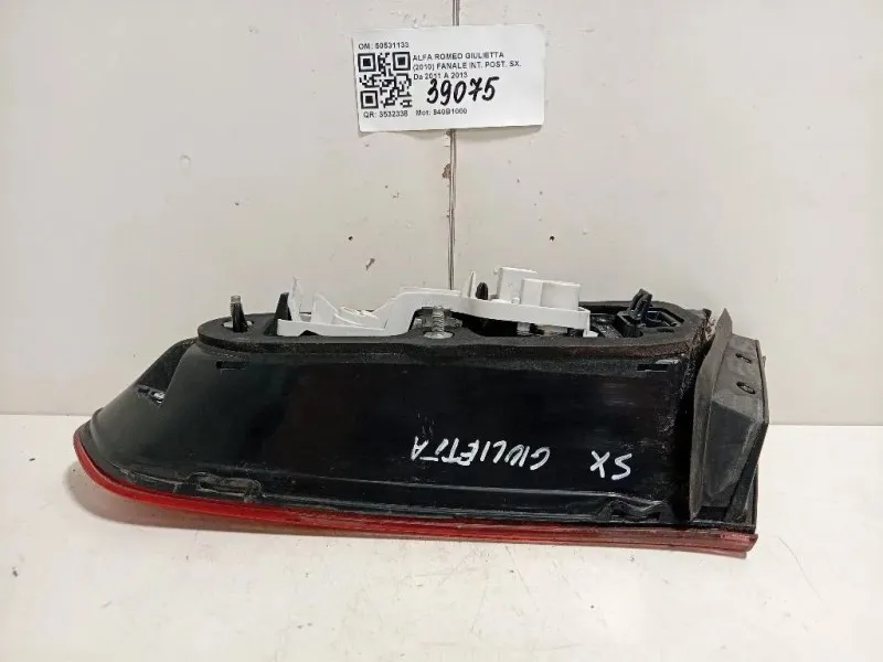 Fanale INT POST SX 50531133 Alfa Romeo Giulietta 2010